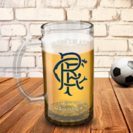 rangers pint glass with personalisation 04