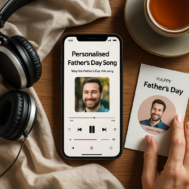 Phone palying dad song